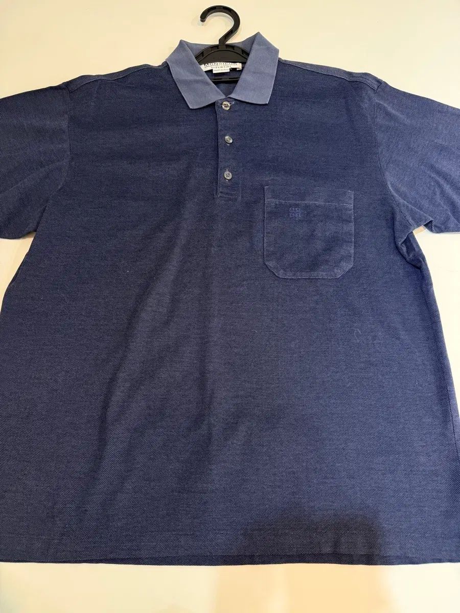 ジバンシィ ムッシュ ネイビー パータン ポロTシャツ M