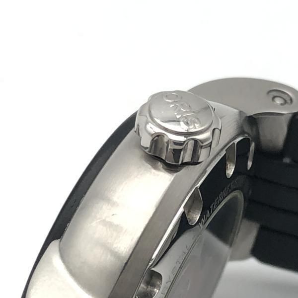 中古】ORIS TT1 デイデイト 腕時計 7523-44 ブラック シルバー オリス
