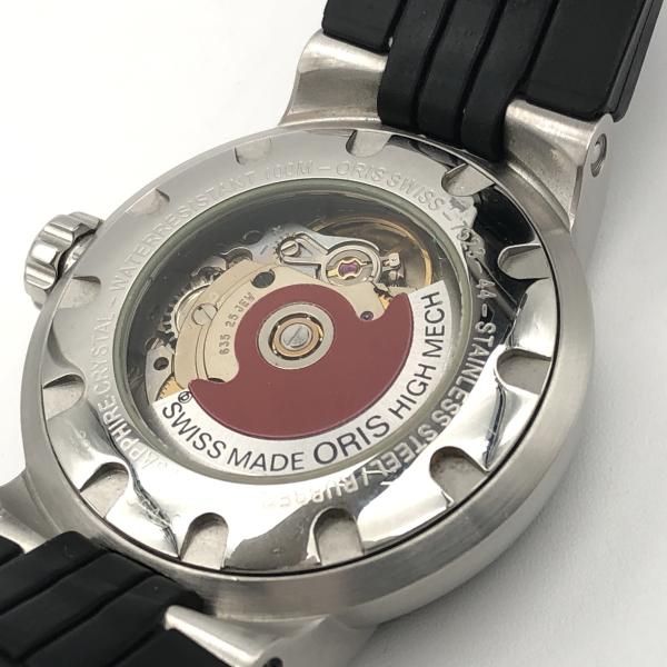 中古】ORIS TT1 デイデイト 腕時計 7523-44 ブラック シルバー オリス