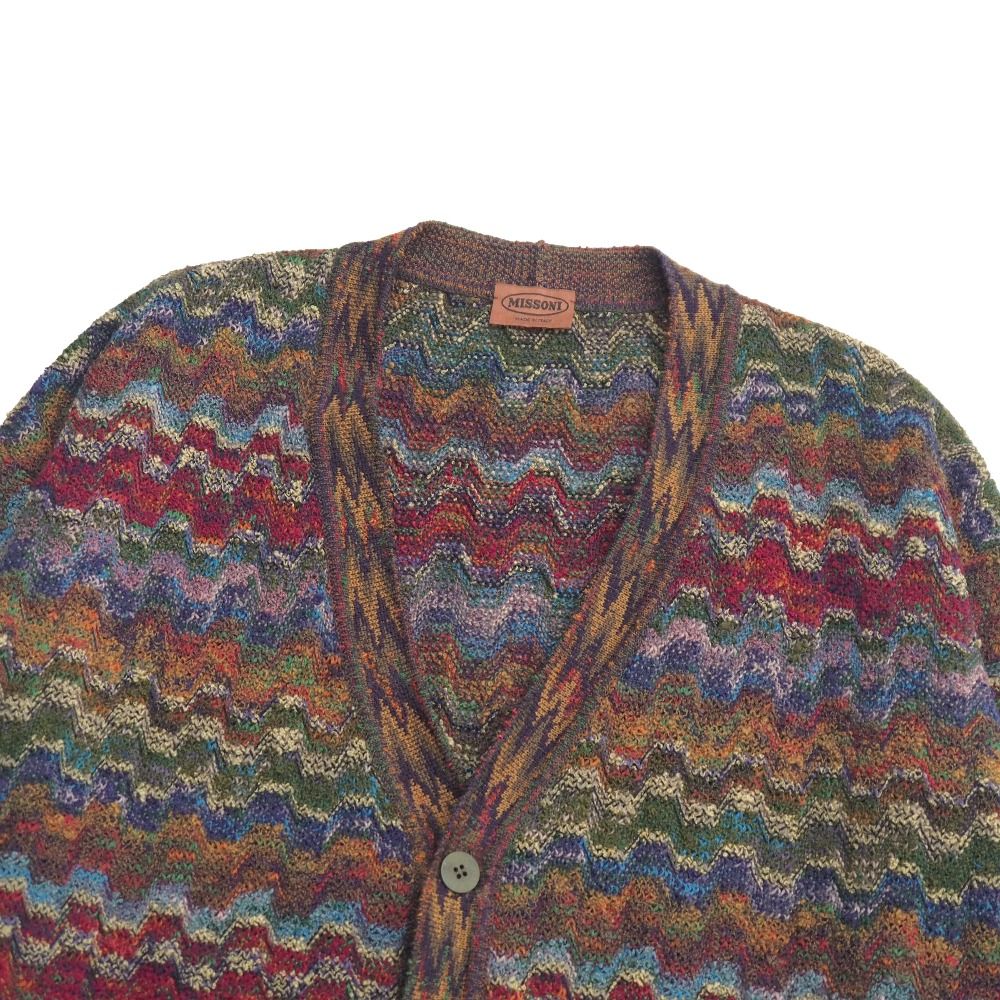 Missoni ミッソーニ セーター サイズ40 ロング ニット 総柄 イタリア製 ブランド古着【中古】20260225/RA8058 MISSONI ミッソーニ ニット セーター イタリア製 ヴィンテージ