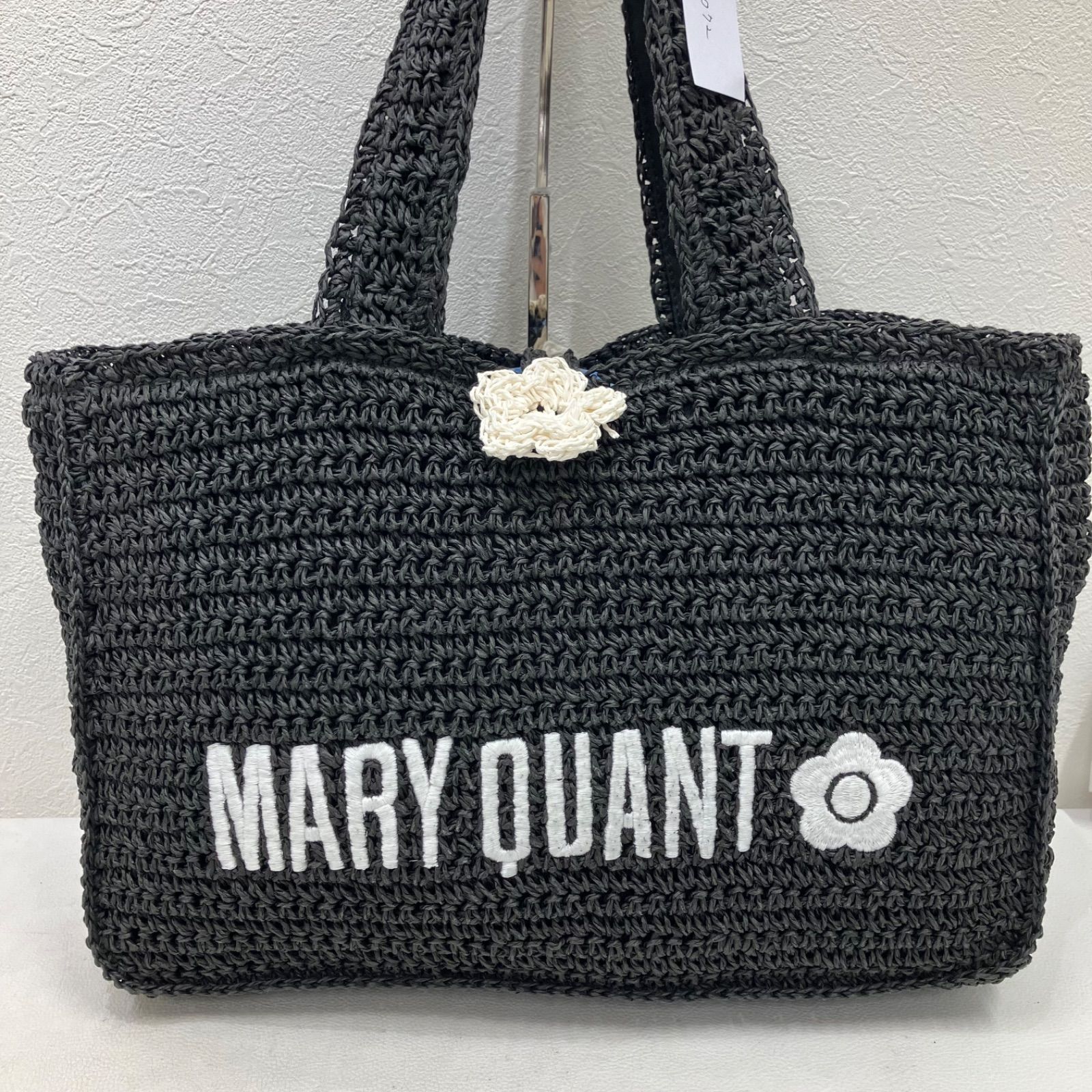 【LILY BROWN×MARY QUANT】ロゴ刺繍カゴバッグ LILY BROWN（リリーブラウン） 【MARY QUANT】ジュートロゴトート 25春