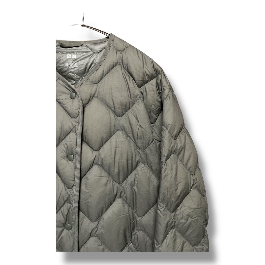 UNIQLO ユニクロ ウルトラライトダウン リラックスコート ノーカラー 
