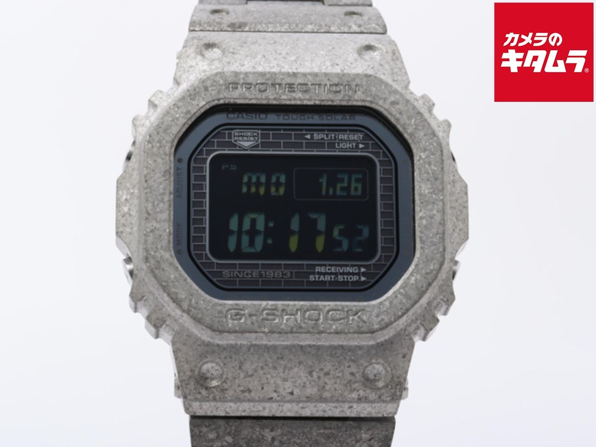 【中古】 【新品同様】 カシオ G-SHOCK シルバー GMW-B5000PS-1JR ステンレススティール