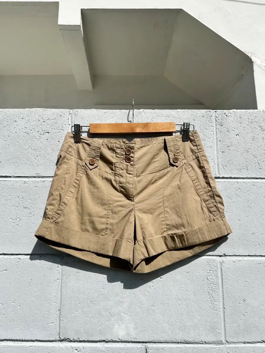 セオリー ダブルボタン ショートパンツ