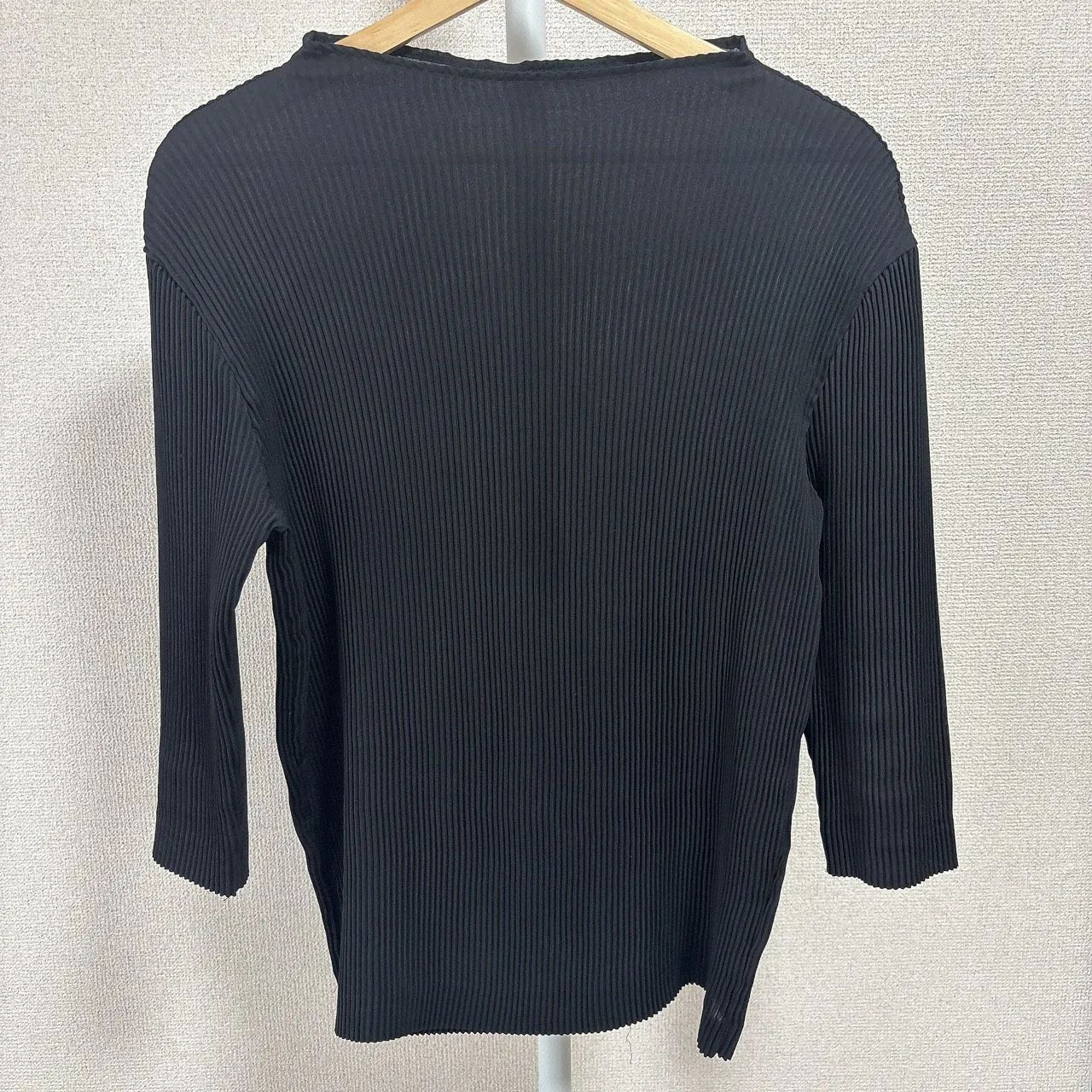 【BALENCIAGA バレンシアガ】レディース プリーツ カットソー ブラック Mサイズ