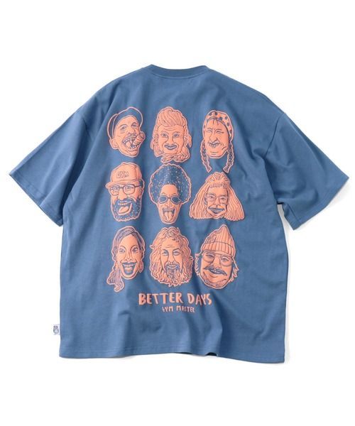 gym master ジムマスター 7.4oz BETTER DAYS ビッグTEE｜発泡プリント