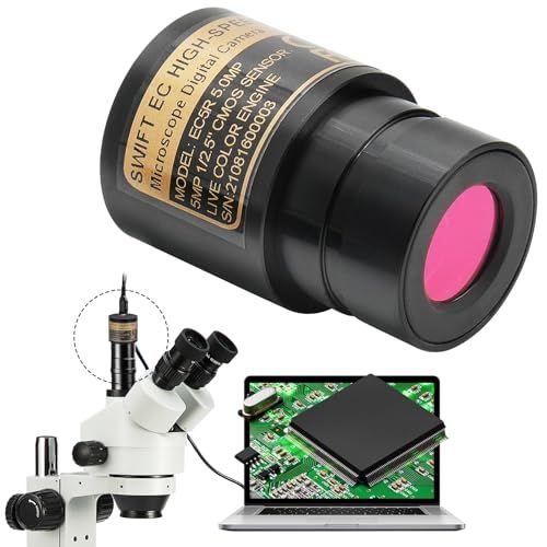 SWIFT EC5R 顕微鏡デジタル接眼レンズ 電子アイピース 顕微鏡用 500万画素 5MP HD USB2.0 カメラ バージョンアップ Windows/Mac OS対応kk cda678cd
