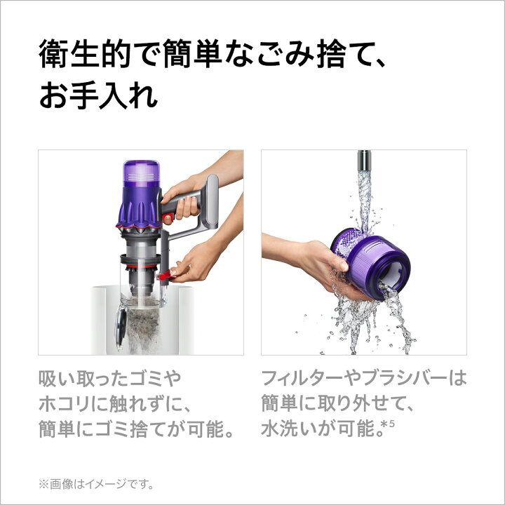 dyson ダイソン スティッククリーナー 本体 パープル ダイソン 掃除機 クリーナー コードレス サイクロン式スティック