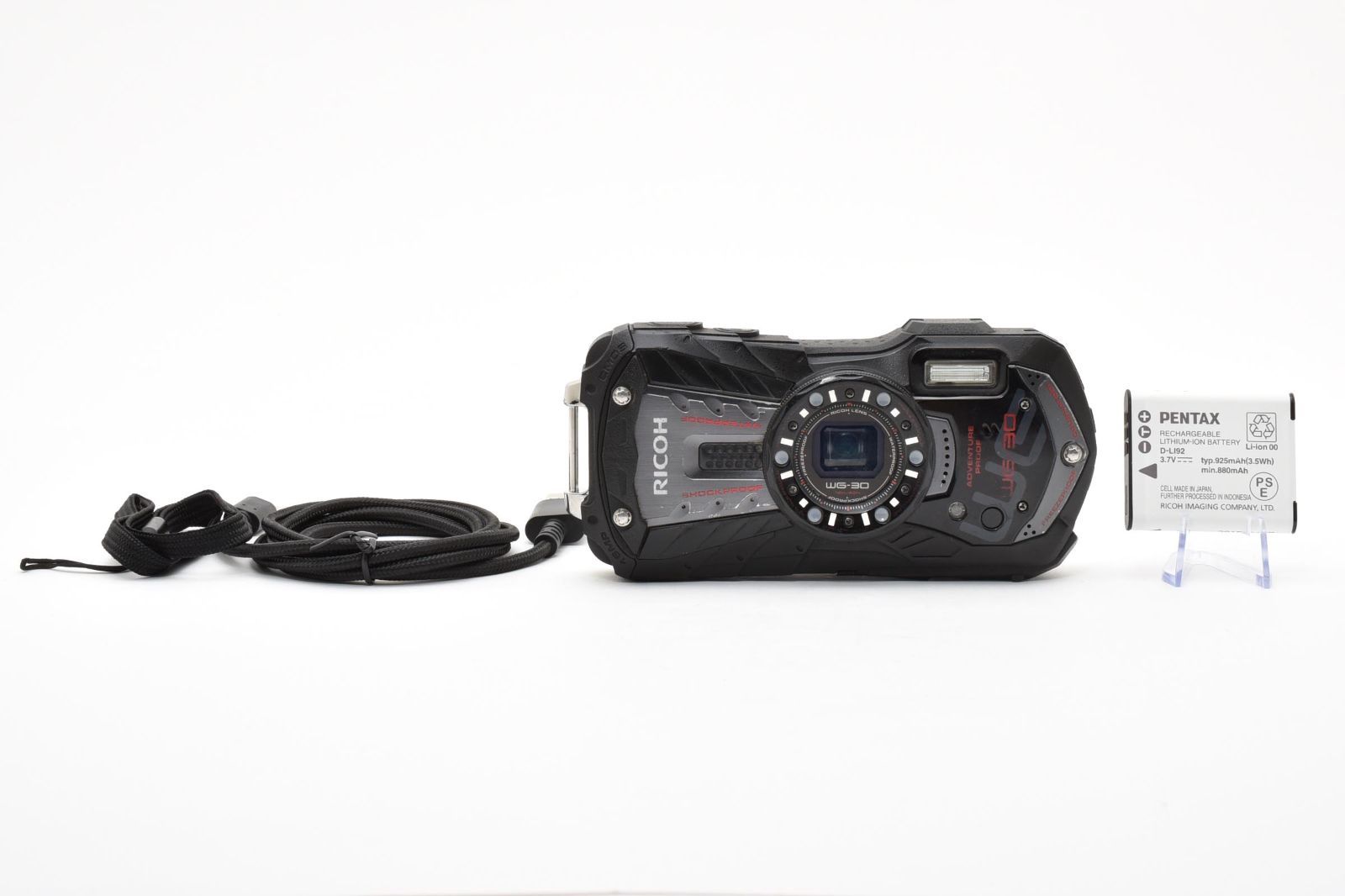 RICOH リコー WG-30 ブラック：2876278 RICOH リコー WG-30 ブラック：2876278 - メルカリ