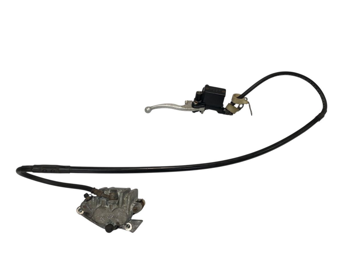 HONDA XLR200R MD29 フロントブレーキ マスター キャリパー セット 102mmピッチ 補修 OHベースにも(中古)2911-N2808