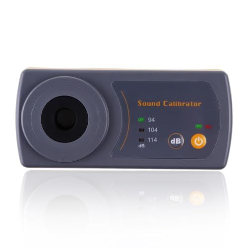 デシベルメーターキャリブレーター 94dB & 104dB & 114dB キャリブレーター 3つのキャリブレーションレベルkk bb0c93b8