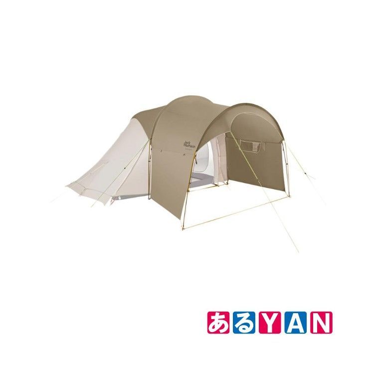 (新品 未使用) ジャックウルフスキン フロントポーチ テント入口拡張用 ホワイトペッパー 450x310/145x210cm 4064993641257