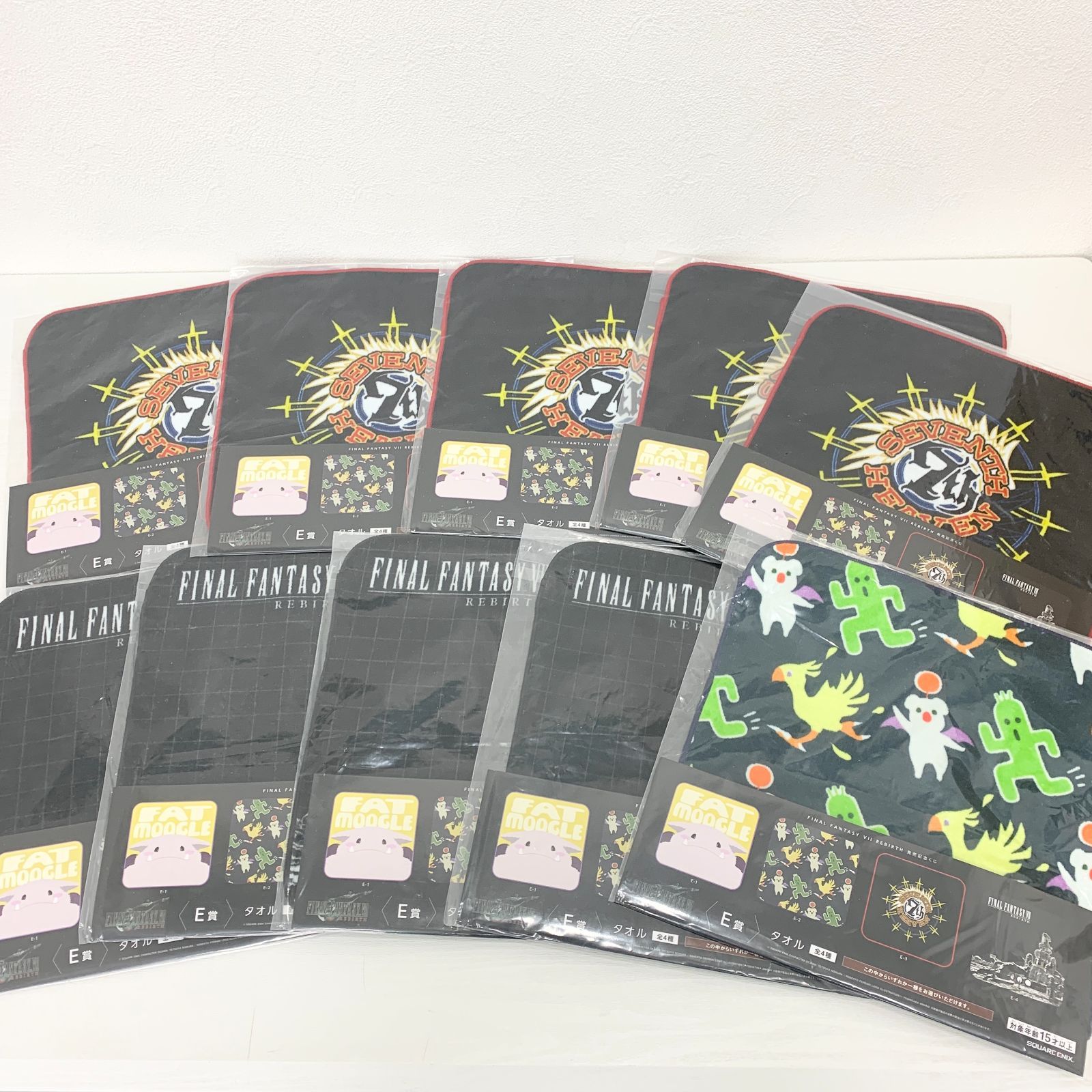 ファイナルファンタジー7 リバース FF7R 発売記念くじ E賞 タオル 10枚