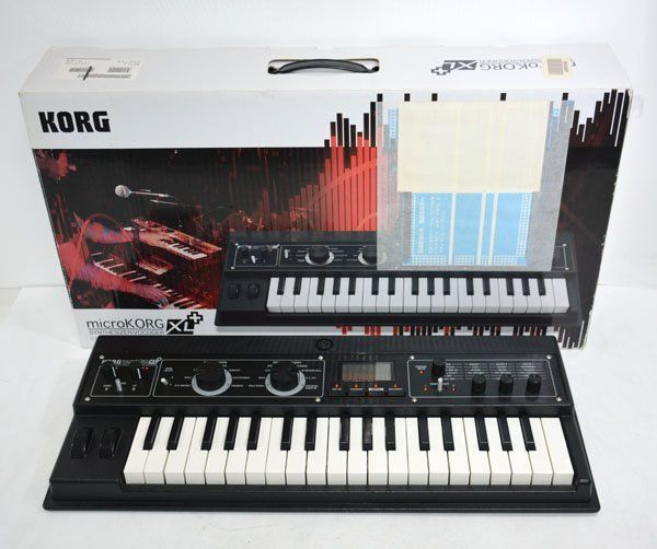 元箱付 KORG コルグ Micro Korg XL+ シンセサイザー 37鍵盤 美品