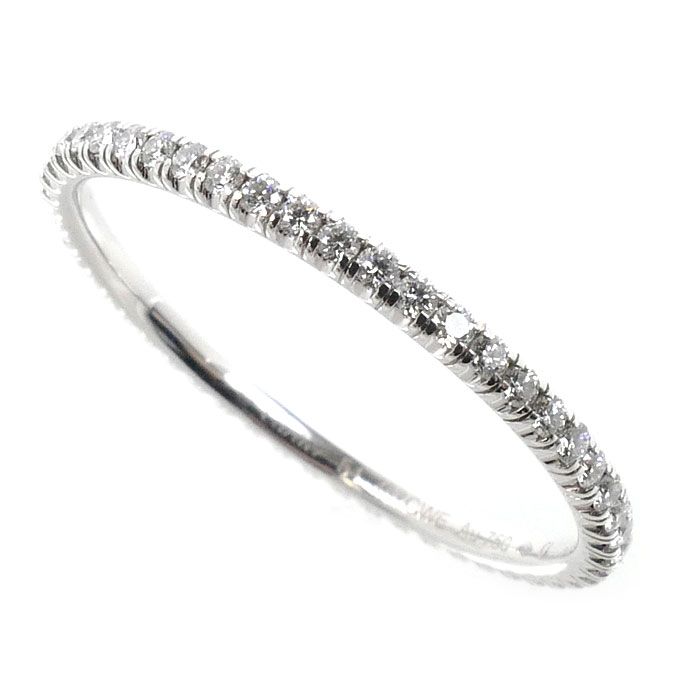 CARTIER カルティエ K18WG ホワイトゴールド エタンセル ドゥ カルティエ フルエタニティ リング・指輪 ダイヤモンド 13.5号 54 1.3g レディース 中古 美品