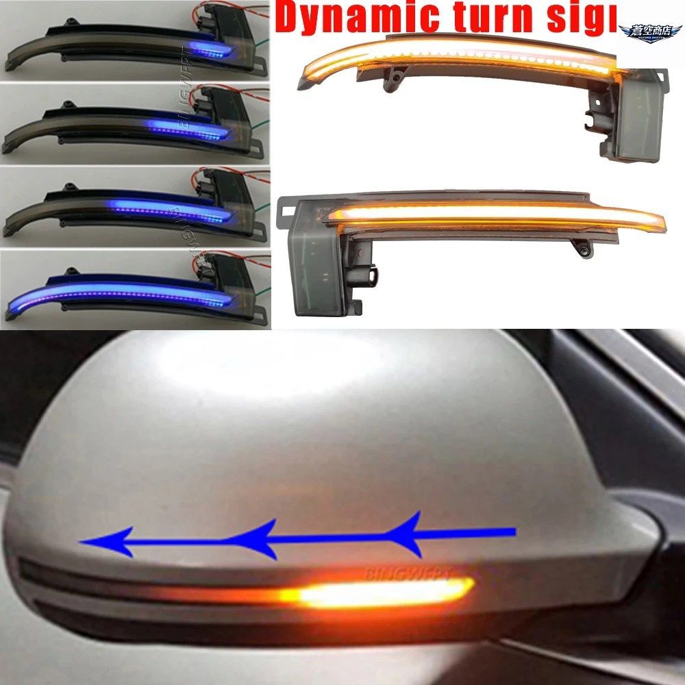 リピーター ブリンカーランプ アウディ A4/S4 A5/S5 B8/8K A8/S8 D3 2008-2009 LED ダイナミック ターンシグナル ライト サイドミラー フラ