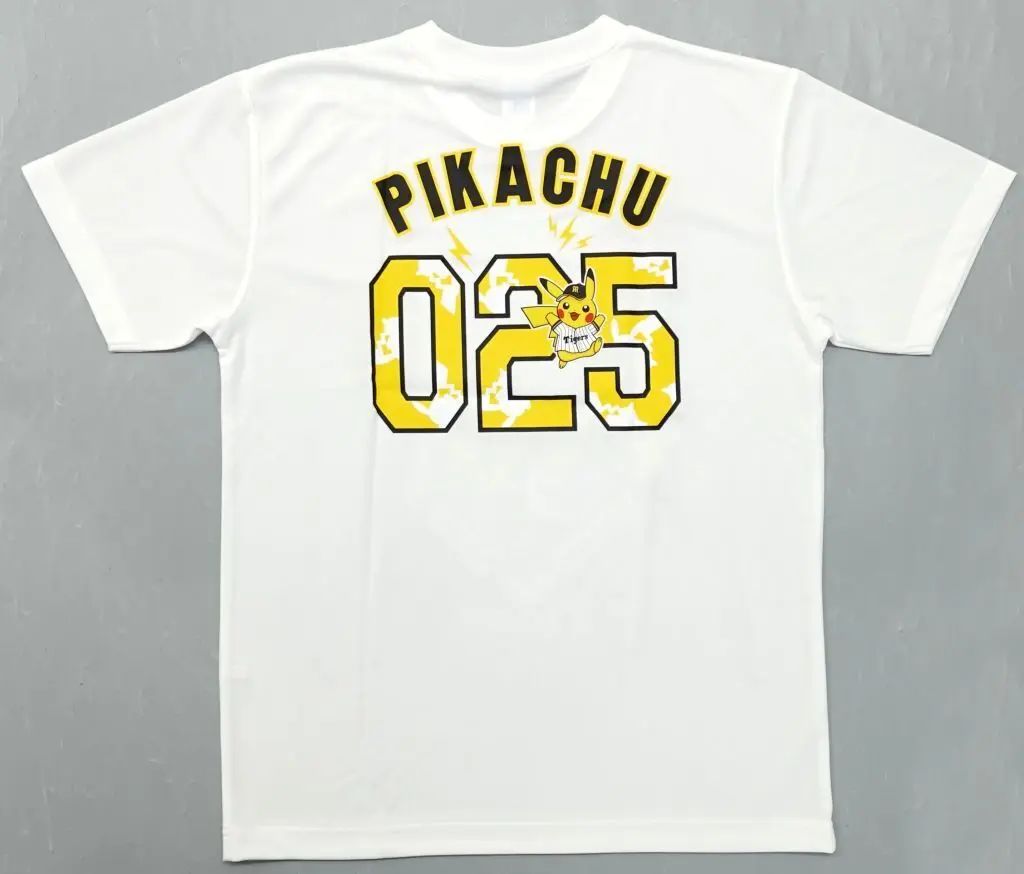 【中古】Tシャツ ピカチュウ#025 Tシャツ ホワイト Lサイズ 「阪神タイガース×ポケモンベースボールフェスタ2026 ～30年の想いをボールに込めて～」