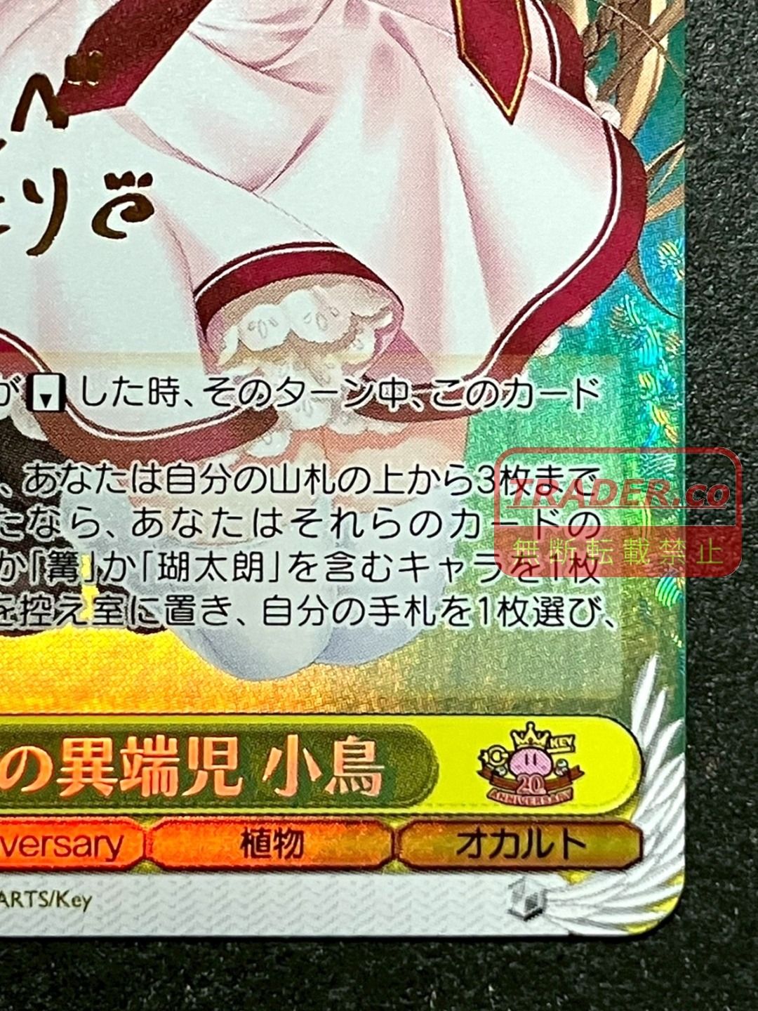 01w-6485 ○ トレカ ヴァイスシュヴァルツ WS クラスの異端児 小鳥