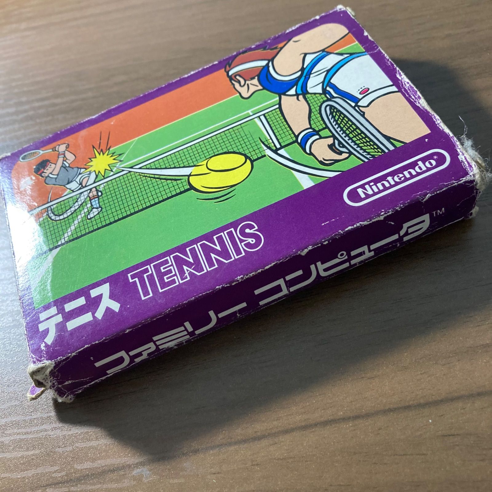 テニス ファミコン ソフト 箱付き 説明書付き 2-206 - メルカリ