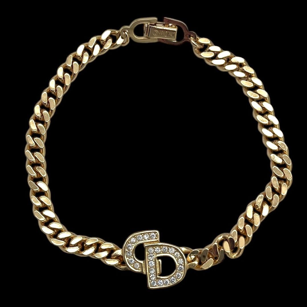 希少 Christian Dior クリスチャンディオール ブレスレット CDロゴ
