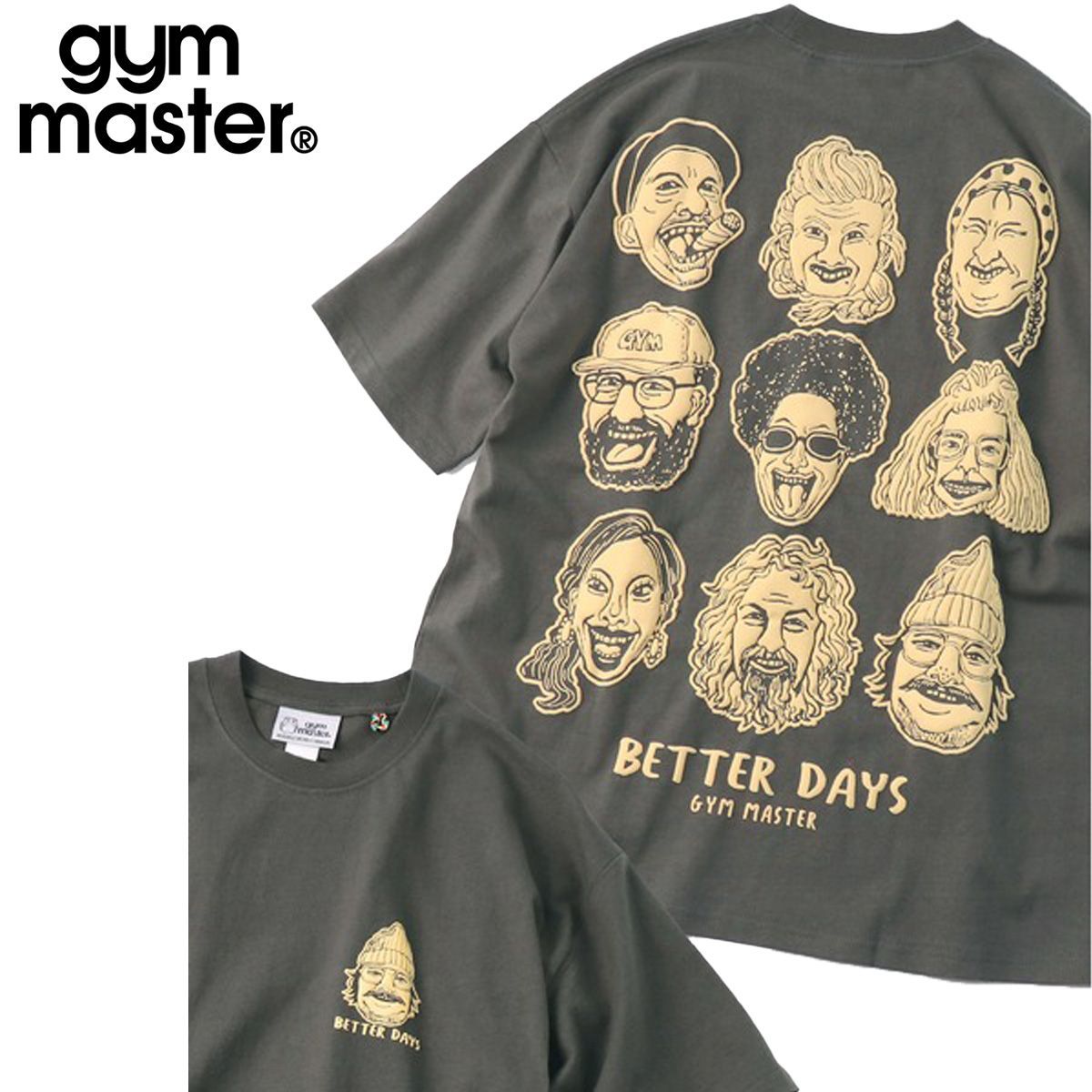 gym master ジムマスター 7.4oz BETTER DAYS ビッグTEE｜発泡プリント