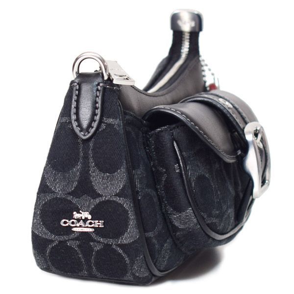 COACH コーチ 2way ショルダーバッグ ビジネスバッグ シグネチャー コーチ バッグ COACH デニム レザー シグネチャー ミニ アシュトン