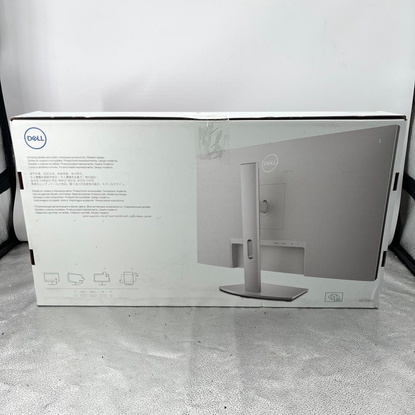 未使用 Dell S2721DS 27インチ QHD IPSモニター-オンライン販売品