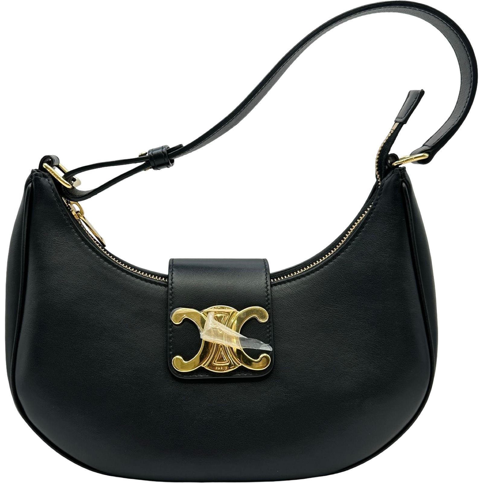 セリーヌ CELINE ミディアム アヴァ 114493 ブラック スムースカーフ レディース ショルダーバッグ