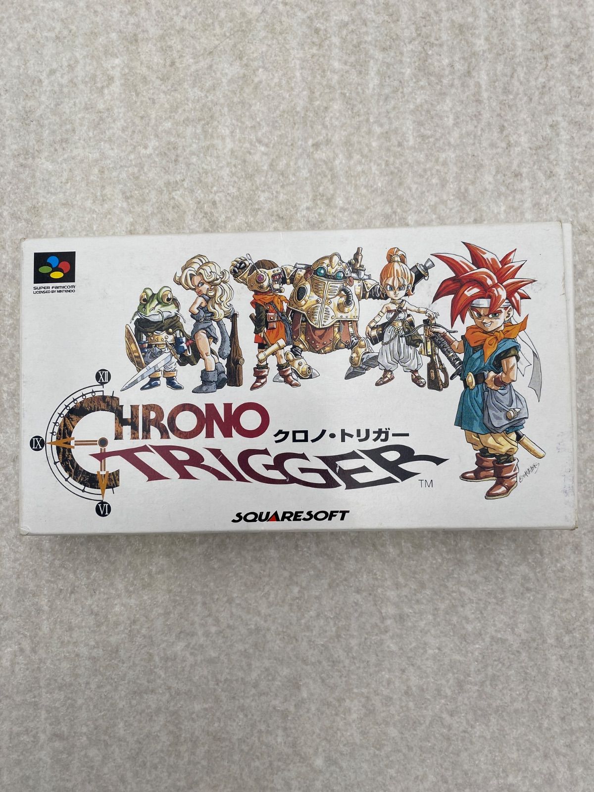 クロノトリガー　スーパーファミコン　ソフト　特典カード入り