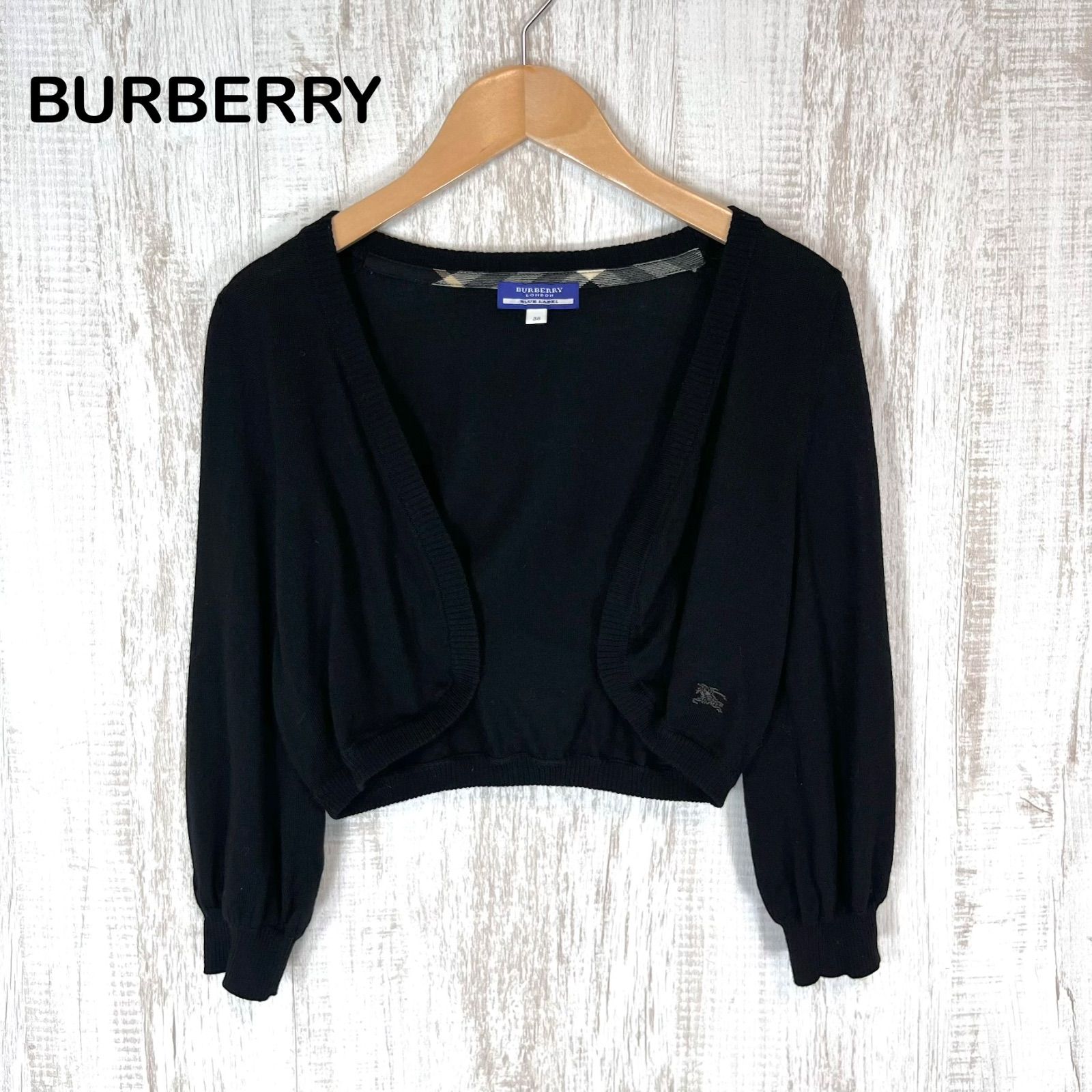 BURBERRY BLUE LABEL バーバリーブルーレーベル ホース ロゴ刺繍