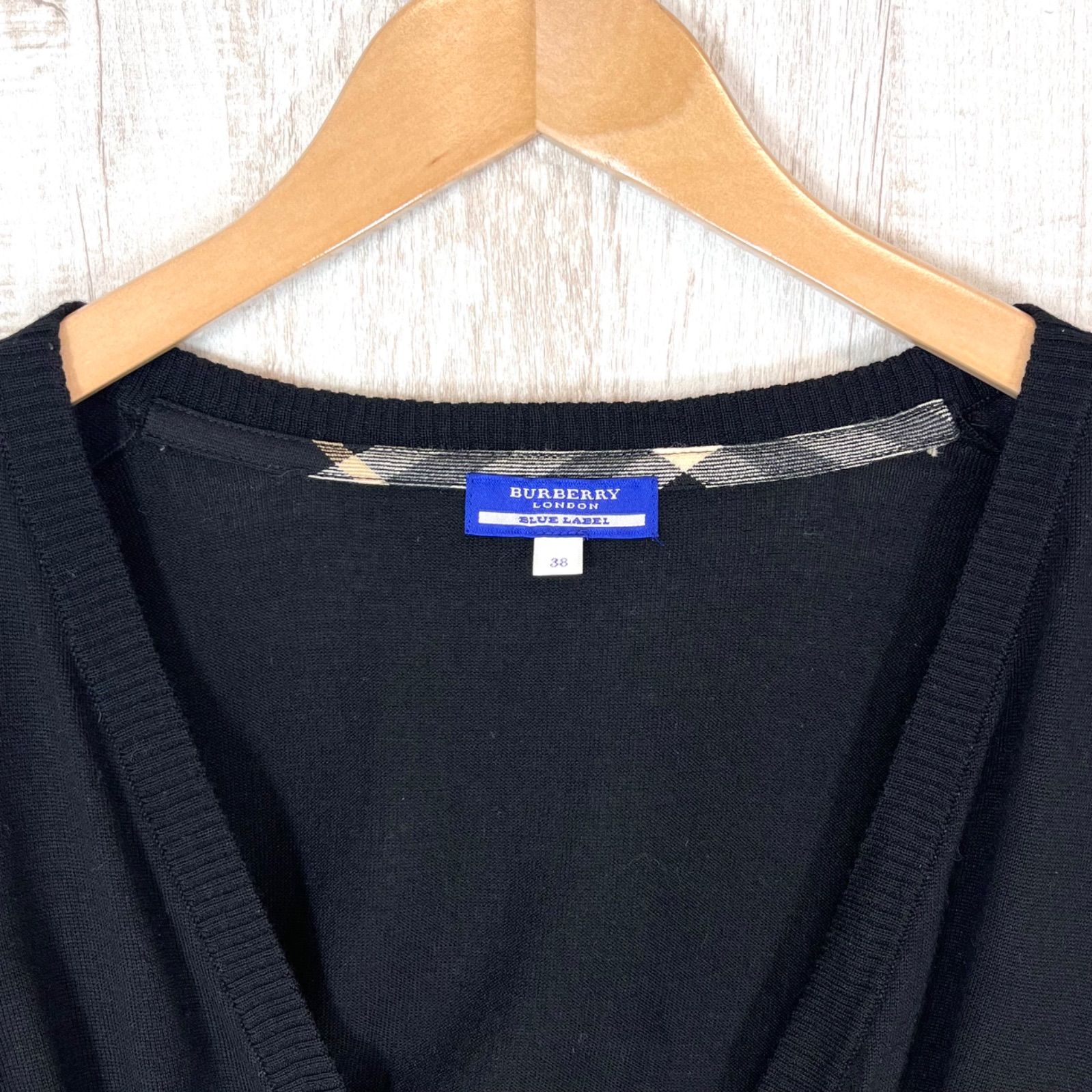 BURBERRY BLUE LABEL バーバリーブルーレーベル ホース ロゴ刺繍