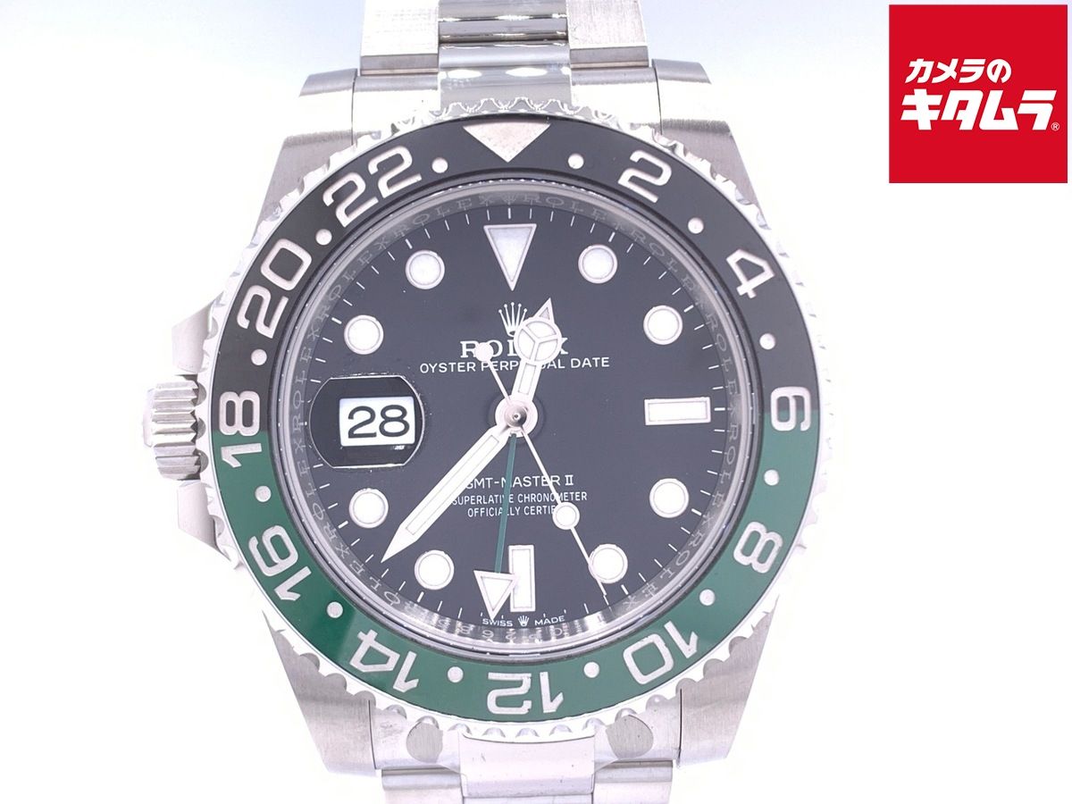 【中古】 【新品同様】 ロレックス(ROLEX) GMTマスターII ブラック 126720VTNR ステンレス OB
