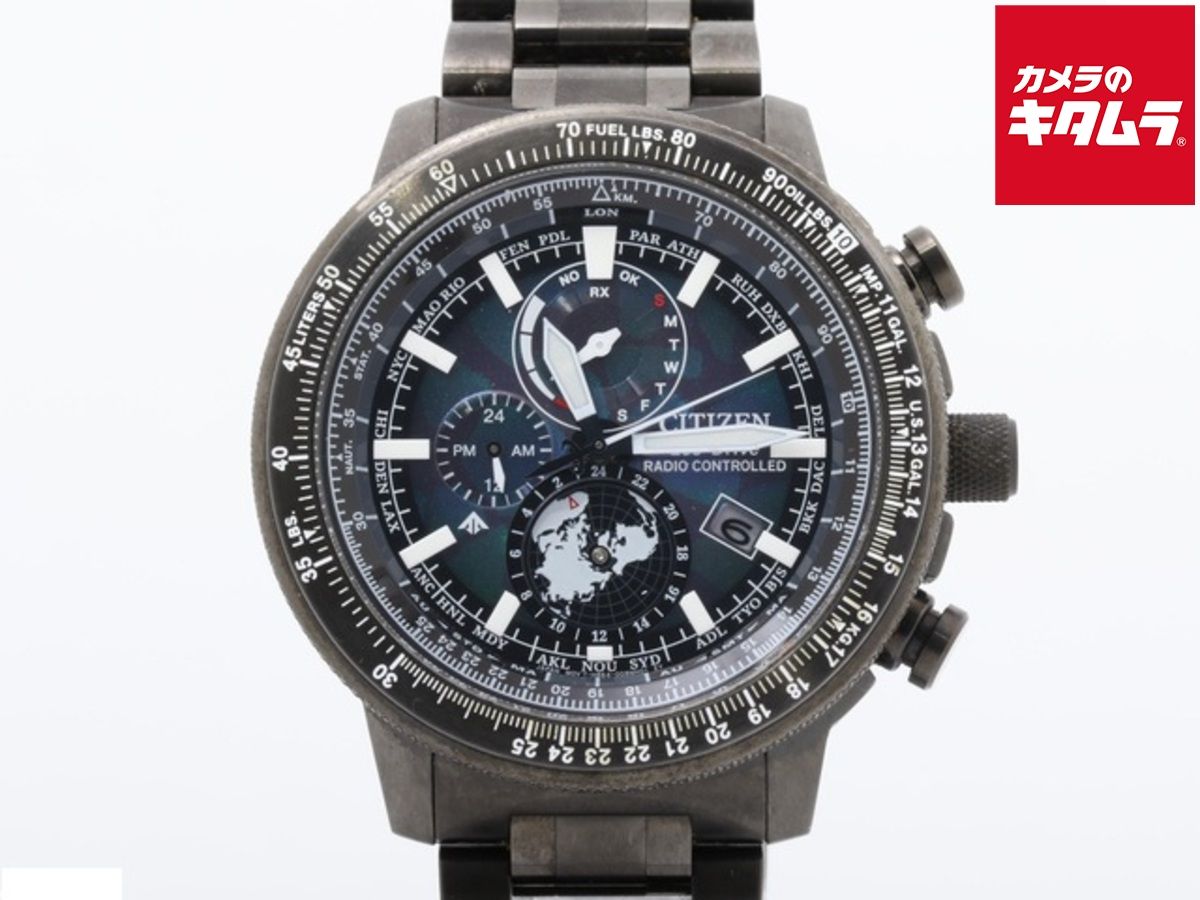 【中古】 【美品】 シチズン プロマスター スカイ ブルー BY3005-56E/H864-006M004 ステンレススティール