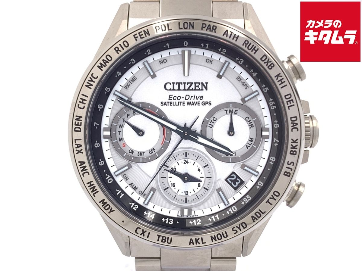 【中古】 【良品】 シチズン アテッサ シルバー CC4010-80A チタン