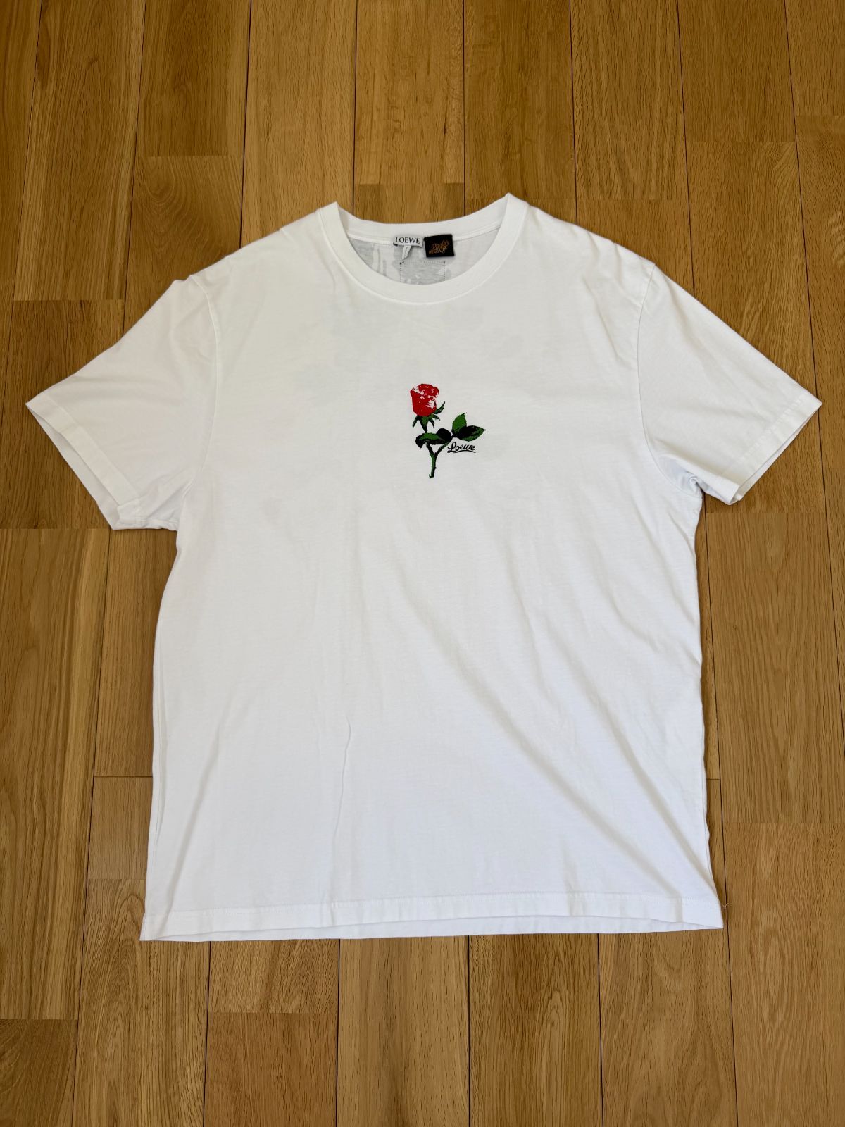 LOEWE ロエベ 22SS Graphic Tシャツ ローズ バックプリント M 美品