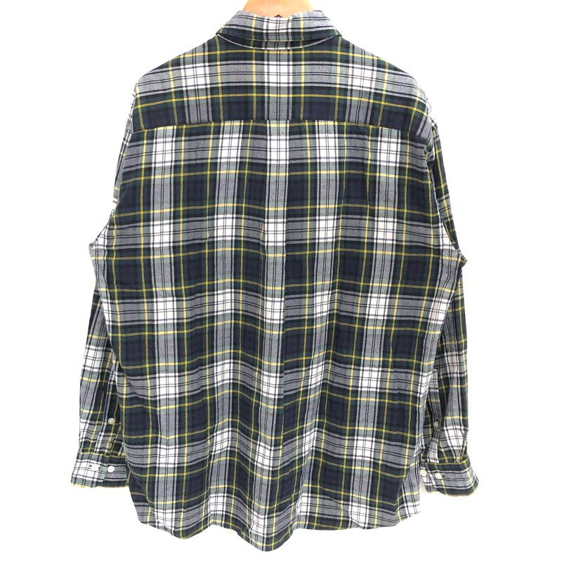中古品】 SEQUEL TARTAN FLYFRONT SHIRT SQ-25SS-SH-03 タータン
