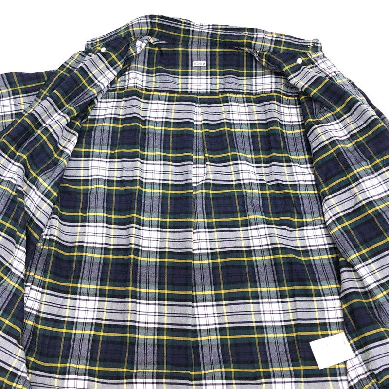 中古品】 SEQUEL TARTAN FLYFRONT SHIRT SQ-25SS-SH-03 タータン
