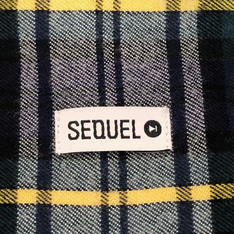 中古品】 SEQUEL TARTAN FLYFRONT SHIRT SQ-25SS-SH-03 タータン