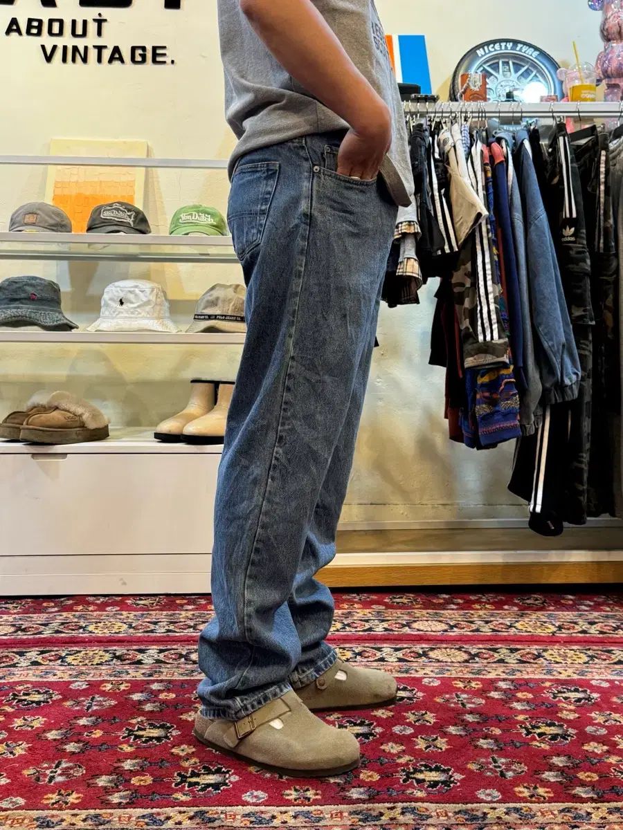 90s ポロ ラルフローレン ヴィンテージ デニム パンツ 33in