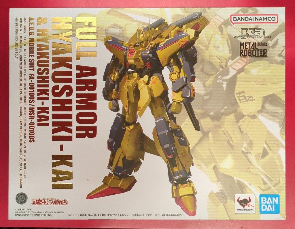 BANDAI SPIRITS METAL ROBOT魂 (Ka signature) M-MSV フルアーマー百式改&百式改