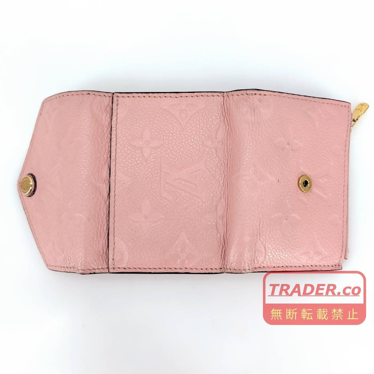 【新品未使用】ポルトフォイユ・ゾエ　ローズプードル　おり財布 ルイヴィトン LOUIS VUITTON - 【新品・未使用】ポルトフォイユ・ゾエ ローズ