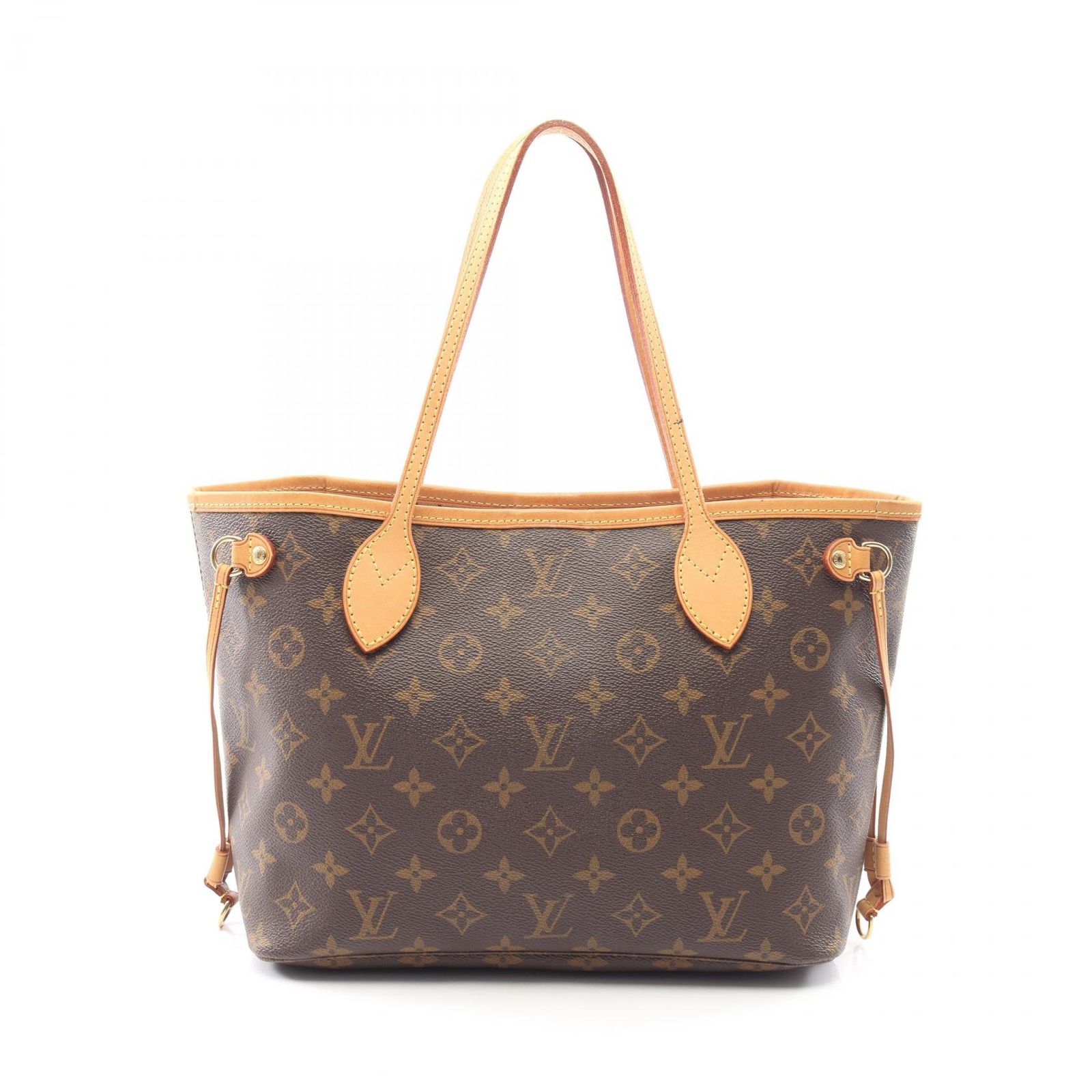 ルイ・ヴィトン LOUIS VUITTON トートバッグ ネヴァーフルPM モノグラム M40155 PVCコーティングキャンバス レザー ネヴァーフルPM レディース Used B