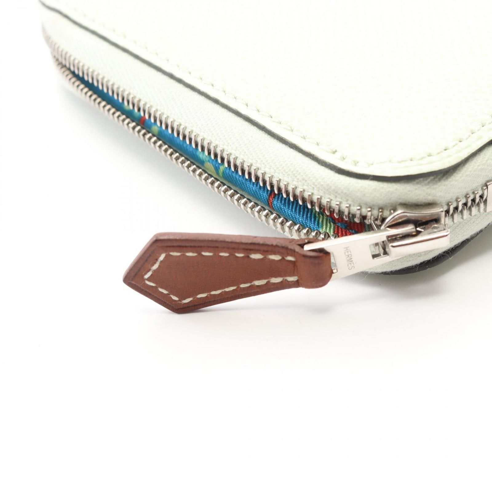 エルメス HERMES ラウンド長財布 アザップロング シルクイン ヴェール 