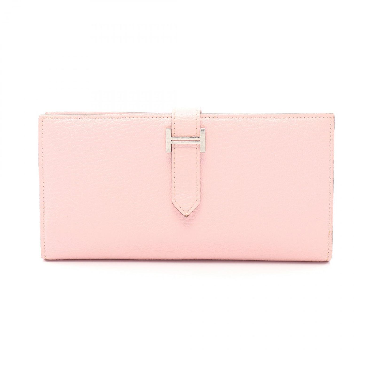 エルメス HERMES 二つ折り長財布 ベアンスフレ ローズサクラ ローズサクラ その他 ベアンスフレ ローズサクラ レディース Used A