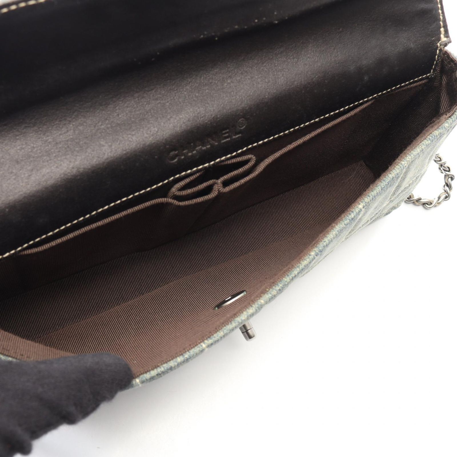 シャネル CHANEL ショルダーバッグ チョコバー A15316 インディゴ