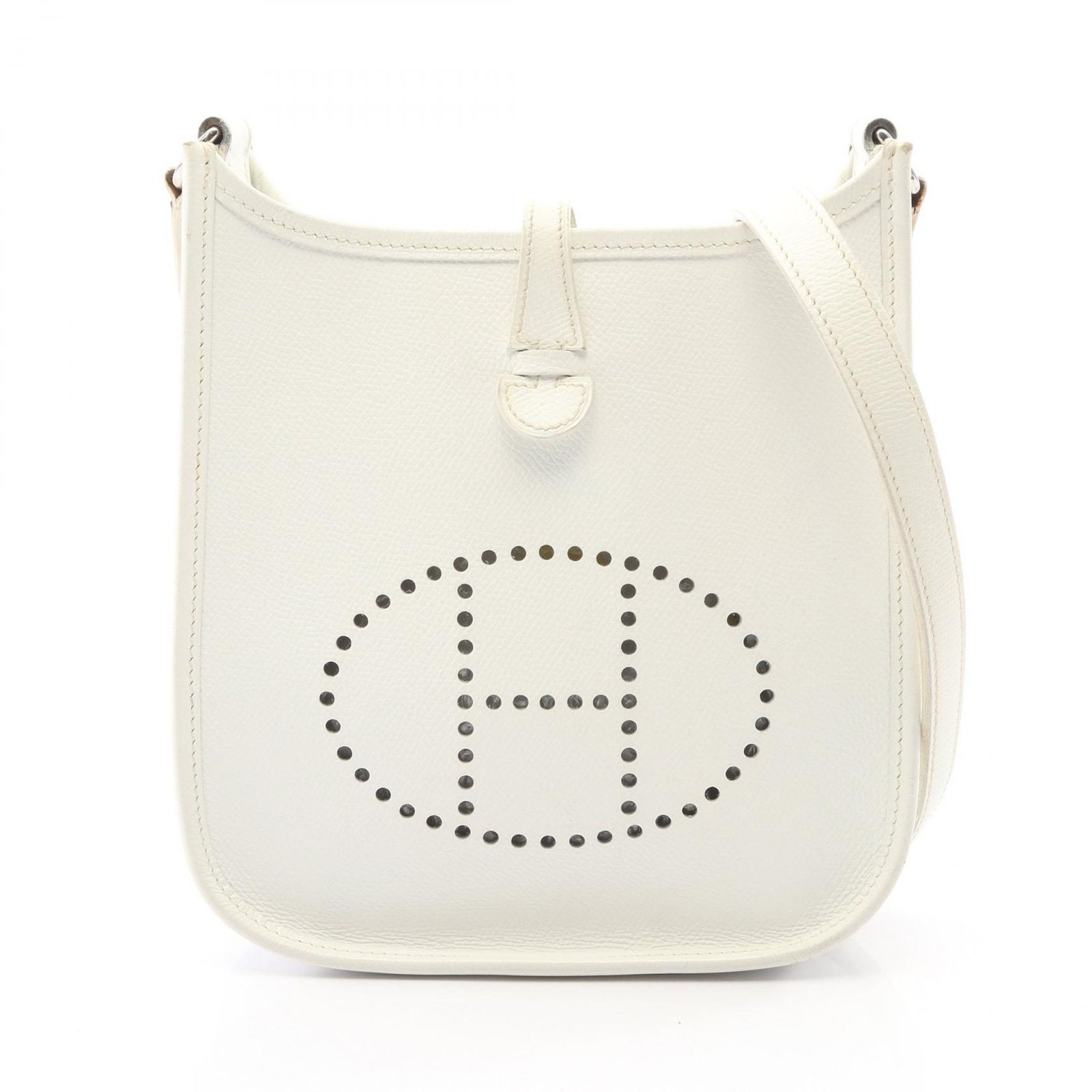 エルメス HERMES ショルダーバッグ エヴリンTPM ホワイト その他 エヴリンTPM ホワイト レディース Used B