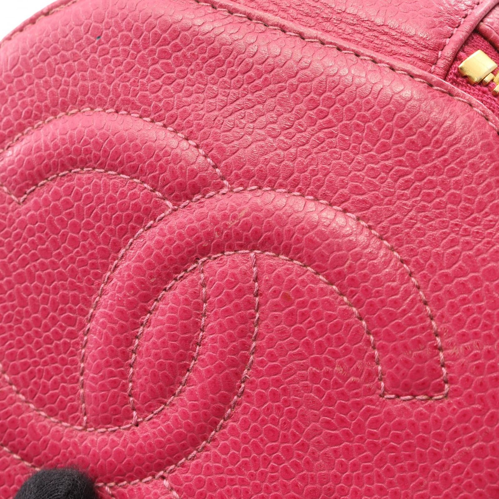 シャネル CHANEL ココマーク ジュエリーケース マゼンダ キャビア