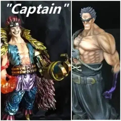 ONE PIECE キャプテン・キッド & シルエット2種 新品 フィギュア