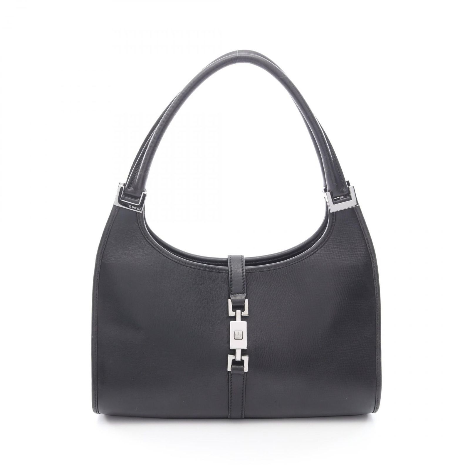 グッチ GUCCI ハンドバッグ ジャッキー 01721 ブラック レザー ジャッキー ハンド レディース Used B