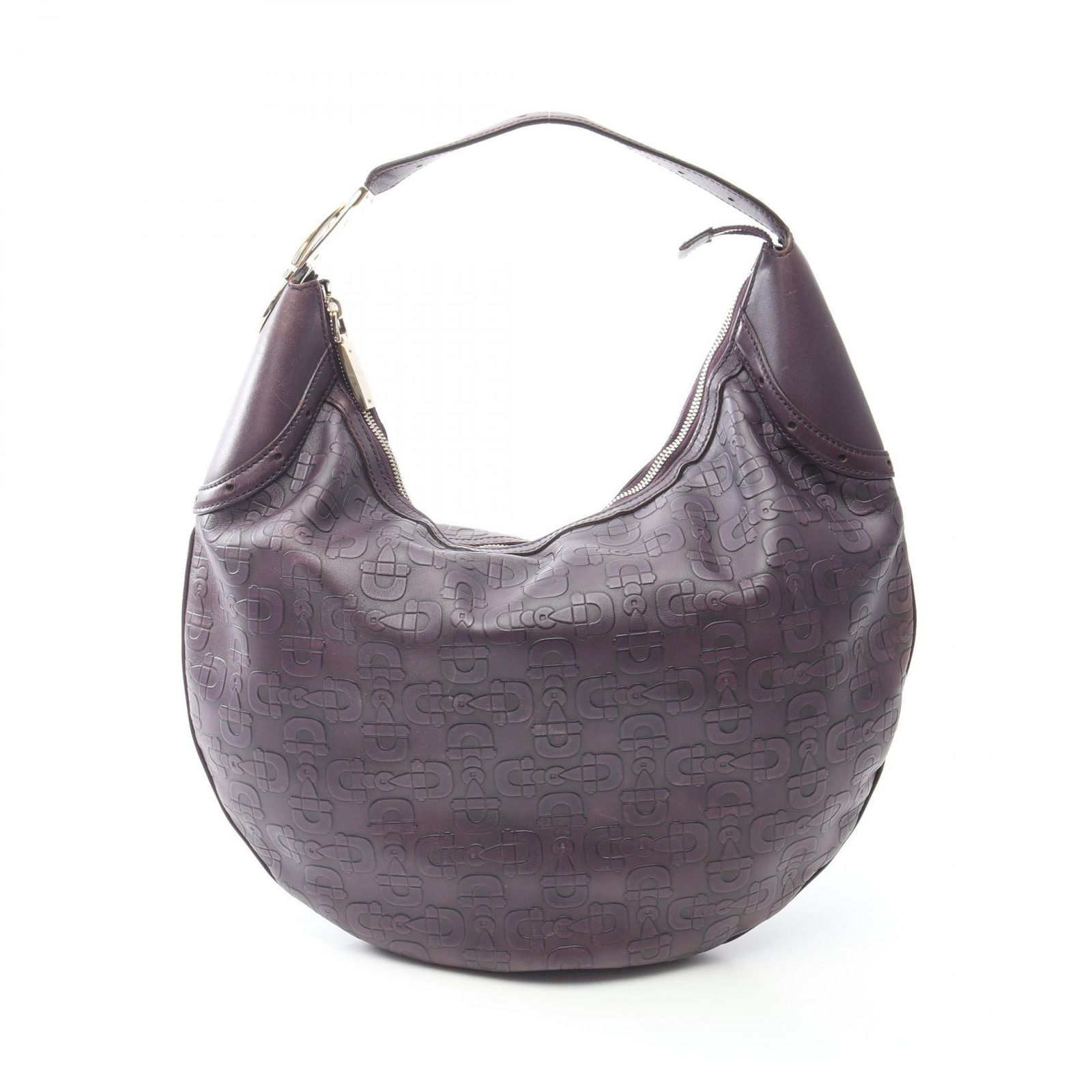 グッチ GUCCI ショルダーバッグ ホースビット 145764 パープル レザー ホースビット ワンショルダー レディース Used B